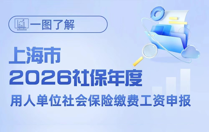 一图了解：上海市2026社保年度用人单位社会保险缴费工资申报